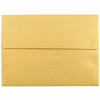 JAM Paper Enveloppes effet métallisé Stardream format A6, doré, paq./250-Enveloppes dorées Stardream à effet métallisé