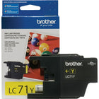 Brother – Cartouche de toner jaune LC71 (LC71YS)-Jaune  