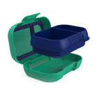 Bentgo - Snack Conteneur étanche - Vert/Marine-Voyagez sans désordre : jetez-le dans le sac à dos ou le sac à lunch de votre enfant en toute confiance - le joint étanche garantit qu'il n'y a pas de déversements ou de fuites