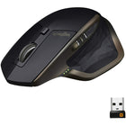 Logitech - Souris sans fil MX Master- noire-Conception à cinq boutons pour une vitesse et des fonctionnalités améliorées