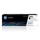 Cartouche de toner noir d’origine HP LaserJet à rendement élevé HP 206X-Noir