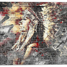 Designart – Première Nation Street Art toile d’illustrations (PT3638-30-30)-Impression