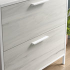 Sauder - La Collection Boulevard Cafe Classeur latéral - Finition White-Garantie constructeur limitée de 5 ans