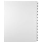 Mark Maker – Ensemble d’onglets séparateurs juridiques blancs, 1/25 onglets, format lettre, sans trous, numéros 51 à 75-Onglets séparateurs blancs, 1/25 onglets