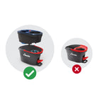 Vileda - Recharge de vadrouille EasyWring RinseClean-Microfibre super absorbante et de forme triangulaire pour se déplacer facilement à l'intérieur des coins et capturer toute la saleté, la poussière et la graisse