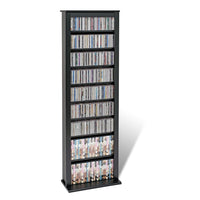 PrepacMC – Tour de rangement élancée Barrister, noir-Noir