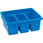 Copernicus Educational Products Niveled Reading Grands bacs à livres divisés, bleu-Idéal pour le stockage de livres de bibliothèque et de classe
