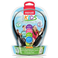 Maxell – Casque d'écoute Action Kids avec microphone (KFIT-HP)-Norme IPX2 résistant à la sueur et protégeant contre les dommages de l'humidité