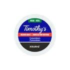 Timothy’s - Dosettes K-Cup de Café colombien décaféiné - paquet de 24 -Un café colombien pur et sans caféine qui conserve la majeure partie de son caractère de café original
