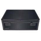 Coffre de rangement verrouillable Vaultz - Noir-Couvercle attaché avec serrure à clé