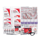 First Aid Central - Remplissage pour Trousse de premiers soins règlementaire CSA - Type 2 - De Base - Petite-Emballé dans un sac en plastique étanche refermable avec le logo bilingue de trousse de premiers soins.