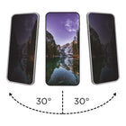 TUFF8 - Verre trempé de confidentialité avec plateau d'installation pour iPhone 15 Pro Max-Créé avec un verre spécial qui permet une expérience tactile fluide