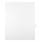 Mark Maker – Onglets séparateurs juridiques blancs, 1/15 onglets, format lettre, sans trous, numéro 40, 25/paquet-Onglets séparateurs blancs, 1/15 onglets