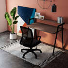 Can-Bramar Encora Writing Desk - Matte Black and Walnut-Garantie de 2 ans