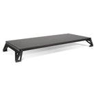 Allsop - Support de moniteur Lo Riser avec plate-forme large et réglages de hauteur double - Noir-Paramètres de hauteur réglables - 2 pouces ou 3 pouces