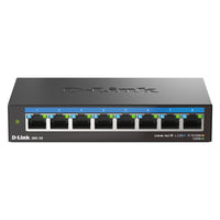 D-Link - Commutateur non géré multi-Gigabit 8 ports de D-Link-Huit ports Ethernet 2,5 Gigabit offrent une transmission multi-vitesse idéale pour les réseaux Wi-Fi 6 hautes performances, permettant des transferts de données rapides et maximisant la bande passante du réseau