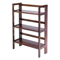 Winsome – Étagère à 3 niveaux pliable et empilable, noyer antique-Empilez cette étagère pour créer une unité murale. Utilisez-la dans la salle de bains pour vos serviettes, dans la chambre des enfants pour leurs jouets ou dans votre bureau pour y ranger des livres et des dossiers.