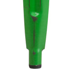 Flash Furniture – Tabouret de comptoir de 24 po en métal vieilli sans dossier, pour intérieur, vert (ETBT350324GN)-S'empile jusqu'à 10 chaises de hauteur