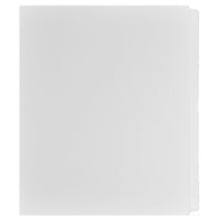 Mark Maker – Ensemble d’onglets séparateurs juridiques blancs, 1/25 onglets, format lettre, sans trous, vierges-Onglets séparateurs blancs, 1/25 onglets