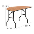 Flash Furniture – Table de banquet pliante d’un diamètre de 60 po, beige (YTWHRFT60HF)-8