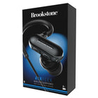 Écouteurs Bluetooth sans fil Brookstone AirFlex Athletic - Noir-Éliminez le bruit et la musique grâce à la technologie de suppression du bruit cVc