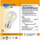 Northern Stars – Ampoule DEL 84070, A15  4W, filament, intensité réglable, blanc, paquet de 2-Transparent