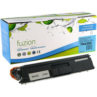 fuzion - Brother TN436C Cartouche De Toner Compatible - Rendement Haut - Cyan-Couleur d'encre: Cyan