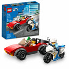 LEGO - City La Course-Poursuite de la Moto de Police - 59 pièces-59 pièces