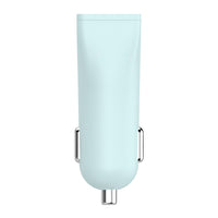 Chargeur allume-cigare USB Dual Tech de base - Bleu-Universel
