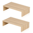 Fitueyes - Support double pour écran - Support pour écran d'ordinateur 16.7 po - Chêne - Lot de 2-Relever le moniteur à une hauteur confortable