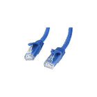 Star Tech - Câble de raccordement sans crochet cat 6 N6PATCH5BL, 5 pi, bleu-Deux connecteurs mâles RJ-45 assurant une connectivité fluide