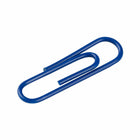 JAM PAPER - Colore norme 1" Trombones, Bleu Fonce, 2 Paquets de 100-Ces trombones colores sont parfaits pour organiser des papiers à la maison, à l'ecole ou au bureau