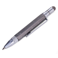 Stylo Bille Troika Construction Liliput - Titanium-Petit stylo à bille multitâche