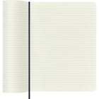 Moleskine - Carnet Classic Format Xl À Pages Lignées - Couverture Souple - 7,5 po x 10 po - Bleu Saphir-Papier ivoire sans acide