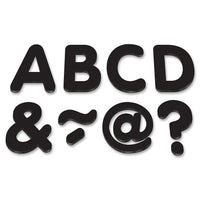 Teacher Created Resources Lettres magnétiques de 2 po, noir classique, paquet de 261-Ajoutez du style à d'autres surfaces métalliques telles que les tableaux blancs, les portes, les bureaux, les étagères et les poubelles