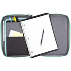 Reliure à 3 anneaux de 1 po à fermeture éclair Carry-All Five Star - assortiment-Panneau d'anneaux de 1 po amovible pour un rangement supplémentaire du papier et une surface d'écriture portable