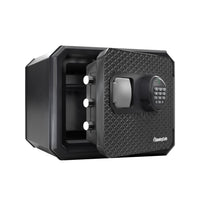 SentrySafe - Coffre-fort ignifuge et étanche avec verrouillage du clavier - 0,81 cu. pi.-Protection contre le feu : Homologuée UL pour protéger contre le feu pendant 1 heure jusqu’à 927 °C (1 700 °F), la température à l’intérieur du coffre-fort ne dépassera pas 177 °C (350 °F)