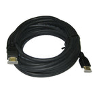 Electronic Master – Câble HDMI mâle à mâle de 25 pi, 1,6 x 6,7 x 7,5 po, noir-Résolution HD intégrale 1080p et au-delà
