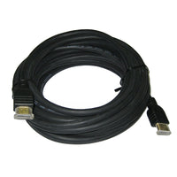 Electronic Master – Câble HDMI mâle à mâle de 25 pi, 1,6 x 6,7 x 7,5 po, noir-Résolution HD intégrale 1080p et au-delà