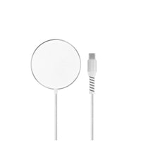 LOGiiX - Chargeur Piston Connect Mag MagSafe - 1.5M - Argent-Chargeur Magsafe sans fil durable et rapide pour iPhone 12