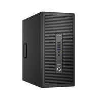 HP - Tour ProDesk 600G2, Intel Core i5-6400 2,7 GHz, 8 Go de RAM, disque dur SSD 120 Go, Windows 10 Pro, remis à neuf.-Intel Core i5-6400 2,7 GHz