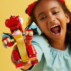 LEGO - Creator Dragon Rouge - 149 Pièces-Chacune des 3 figurines d'animaux possède des parties du corps mobiles