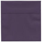 JAM Paper Enveloppes Dark Base, 6 x 6 po, violet foncé, 50/paquet-Enveloppes carrées Dark Base violet foncé