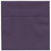 JAM Paper Enveloppes Dark Base, 6 x 6 po, violet foncé, 50/paquet-Enveloppes carrées Dark Base violet foncé