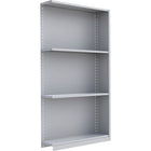 Metalware – Étagère enclenchable RK292, 4 tablettes, 48 x 18 x 88 (po), gris pâle-Système de tablettes ajustables offrant un espace de rangement solide, mais économique qui convient à vos besoins
