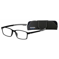 SAV Eyewear - Lunettes anti-lumière bleue rectangulaires Sportex 4200 - + 2,50 - Noir-Lunettes de lecture performante conçue pour les modes de vie actifs d’aujourd’hui