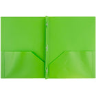 JAM PaperMD – Chemise biodégradable avec fermoir, vert lime, paquet de 12-Vert