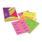 Pacon - Papier bond, 8,5 x 11 po, couleurs variées, 300/pqt (PAC101155)-Vendu dans un paquet sous cellophane avec une feuille élégante sur le dessus