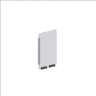Mark Maker Modular Sneeze Guard Side - Acrylique transparent 1/4" - panneau 11,5" Lx23,5"H - 2 traverses inférieures de 4"-Nos côtés modulaires transparents doivent être combinés avec les façades modulaires comme une extension pour une protection supplémentaire.