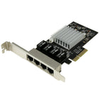 StarTech ® Carte réseau Gigabit à 4 ports alimentée par Ethernet, architecture PCI Express, Intel I350 NIC-Ajoutez quatre ports Ethernet 10/100/1000 RJ-45 à un client, un serveur ou un ordinateur de bureau à partir d’un seul emplacement PCIe